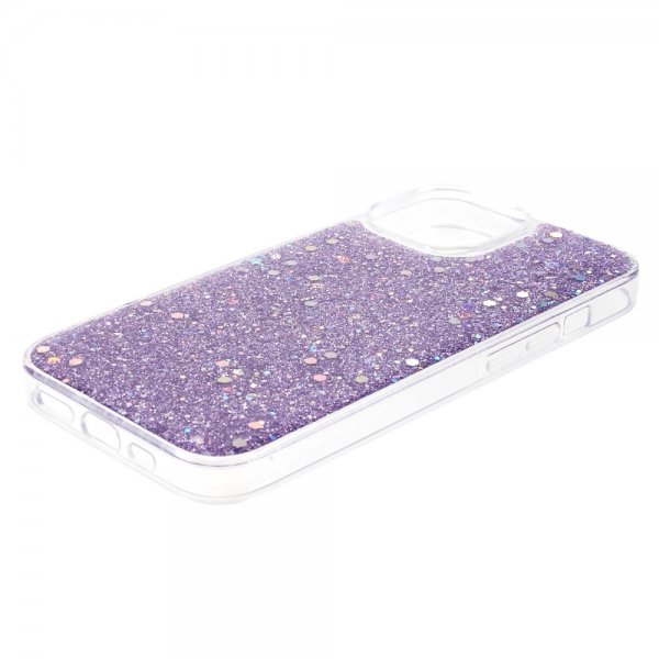 Nordic Covers iPhone 13 Cover Sparkle Series Lilla Lilla