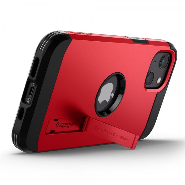 Spigen iPhone 13 Cover Tough Armor Rød
