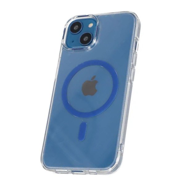 iPhone 13/iPhone 14 Cover TPU MagSafe Blå