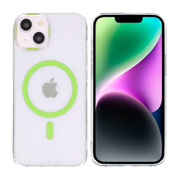 iPhone 13/iPhone 14 Cover TPU MagSafe Grøn