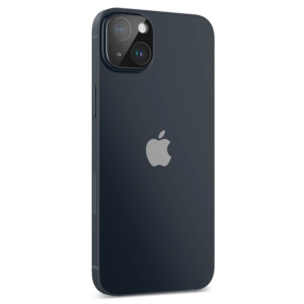 Spigen iPhone 14/iPhone 14 Plus Kamerabeskyttelse Glas.tR Optik 2-pak Sort