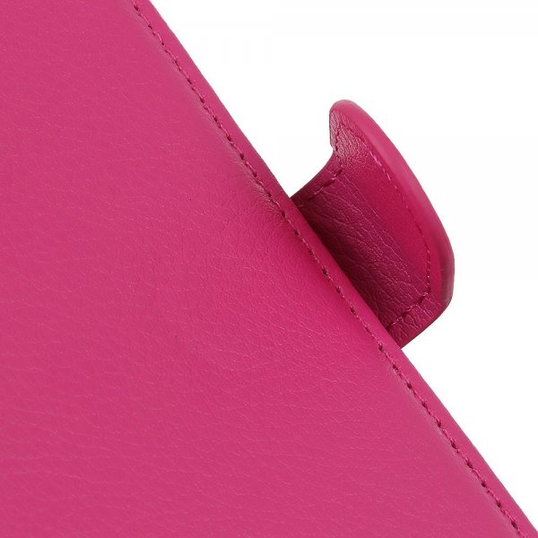 iPhone 14 Plus Cover Litchi Magenta
