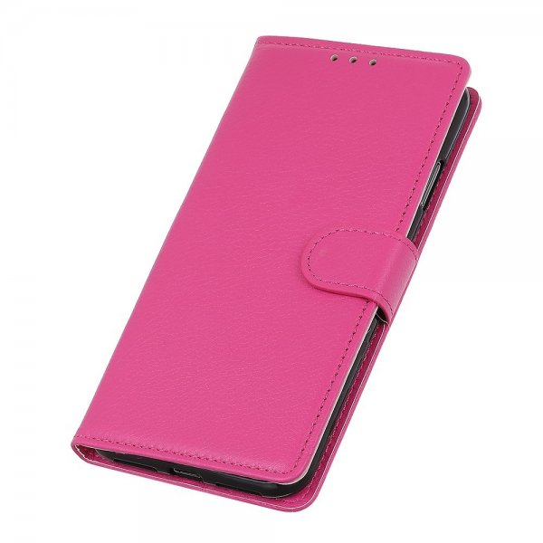 iPhone 14 Plus Cover Litchi Magenta