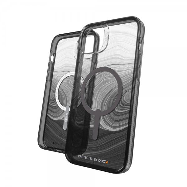 Gear4 iPhone 14 Plus Cover Milan Snap Black Swirl