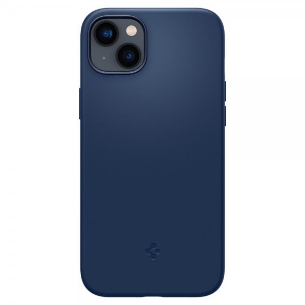 Spigen iPhone 14 Plus Cover Silicone Fit MagFit Navy Blue