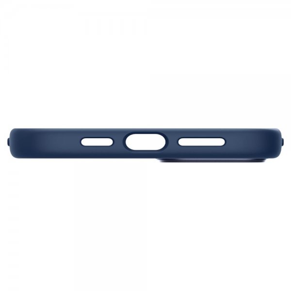 Spigen iPhone 14 Plus Cover Silicone Fit MagFit Navy Blue