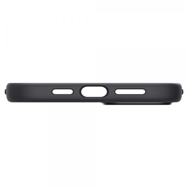 Spigen iPhone 14 Plus Cover Silicone Fit MagFit Sort