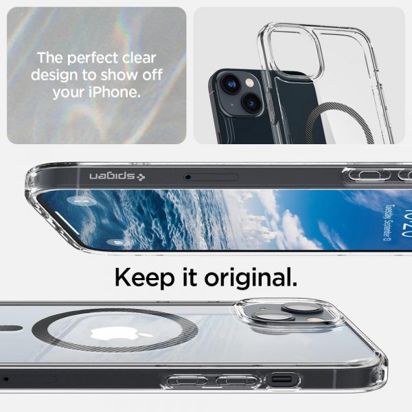 Spigen iPhone 14 Plus Cover Ultra Hybrid MagFit Carbon Fiber