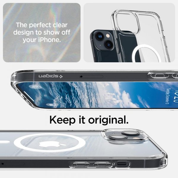 Spigen iPhone 14 Plus Cover Ultra Hybrid MagFit Hvid