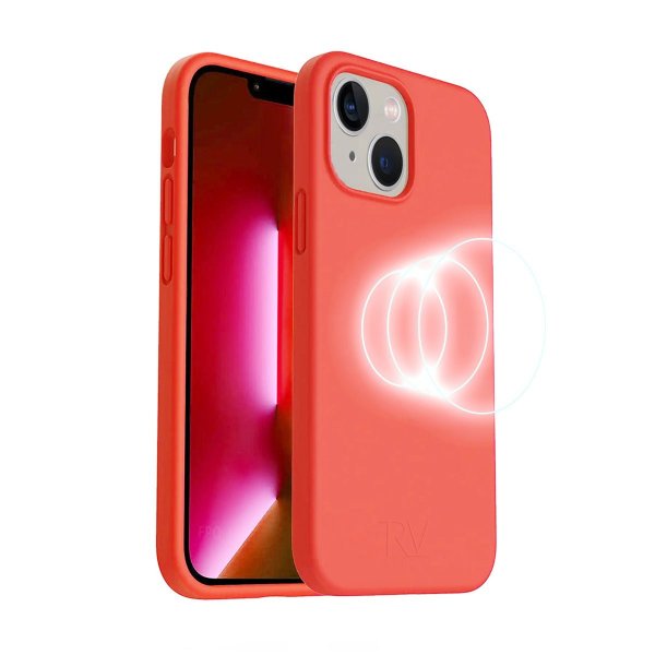 Rvelon iPhone 14 Cover Silikone MagSafe Rosa
