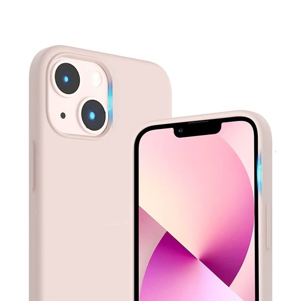 Rvelon iPhone 14 Cover Silikone Sandfarvet