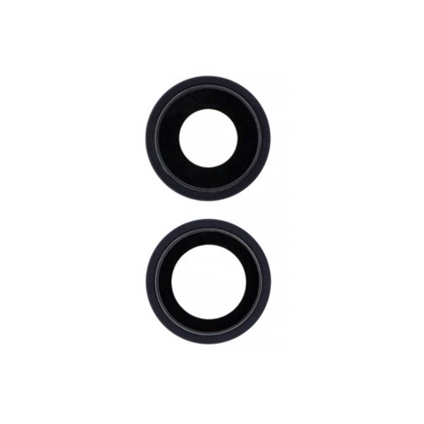 iPhone 14 Plus Kameralinse med Ramme - Sort