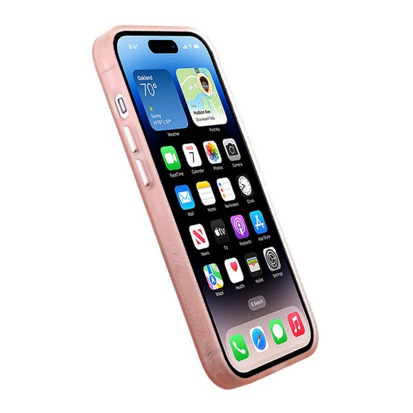 iPhone 14 Plus Cover Kamerakant Rosa