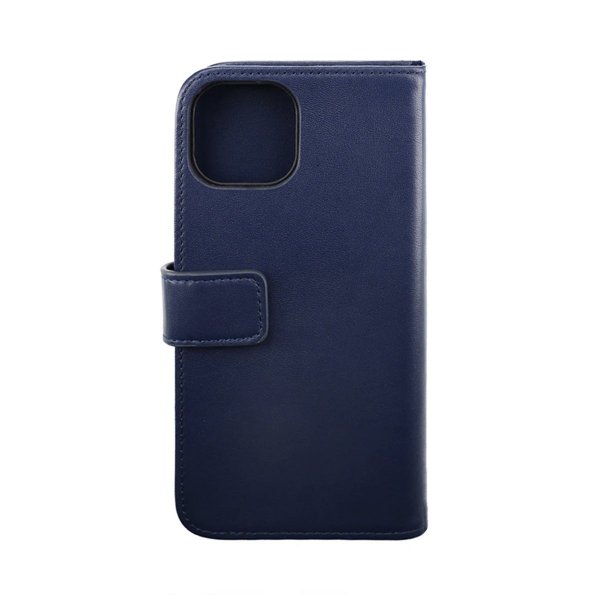 Rvelon iPhone 14 Plus Cover Ægte Læder Blå