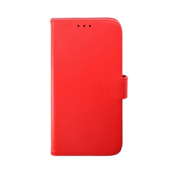Rvelon iPhone 14 Plus Cover Ægte Læder Rød
