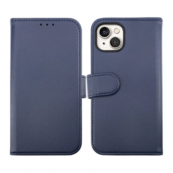 Rvelon iPhone 14 Plus Cover Magnetisk Aftageligt Etui Blå