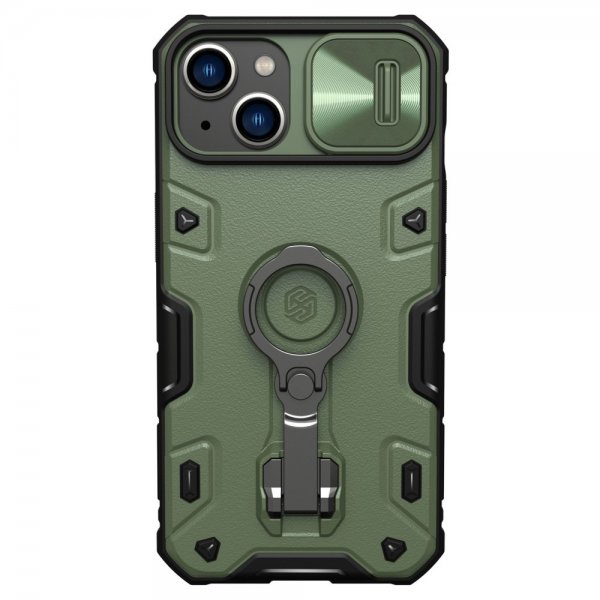 Nillkin iPhone 14 Plus Cover CamShield Armor Pro MagSafe Grøn