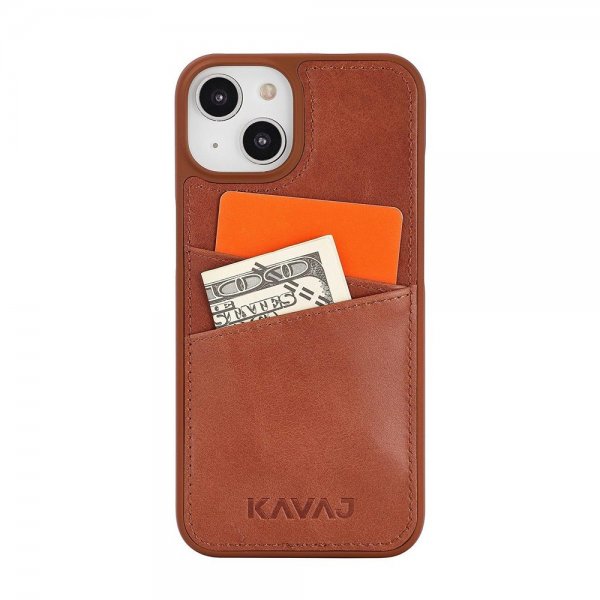 Kavaj iPhone 14 Plus Cover Chicago Brun