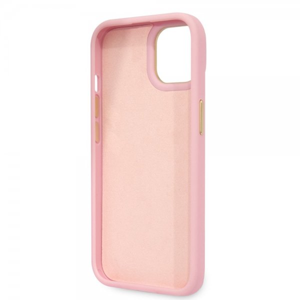 Guess iPhone 14 Plus Cover Croco Rosa