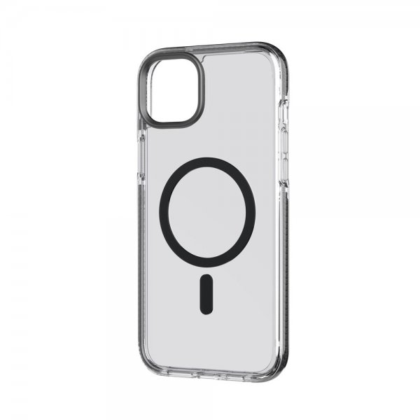 Tech21 iPhone 14 Plus Cover Evo Crystal MagSafe Graphite Black