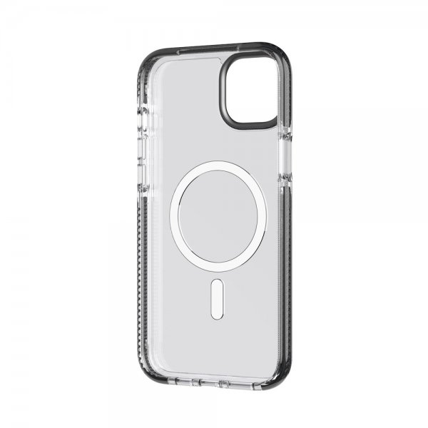 Tech21 iPhone 14 Plus Cover Evo Crystal MagSafe Graphite Black