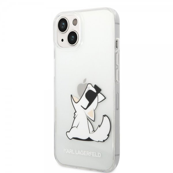 Karl Lagerfeld iPhone 14 Plus Cover Fun Choupette Transparent