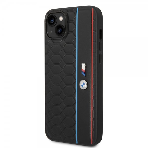 BMW iPhone 14 Plus Cover Hexagonal Pattern Sort