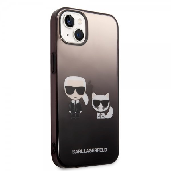 Karl Lagerfeld iPhone 14 Plus Cover Karl & Choupette Gradient Sort