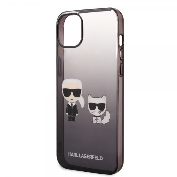 Karl Lagerfeld iPhone 14 Plus Cover Karl & Choupette Gradient Sort
