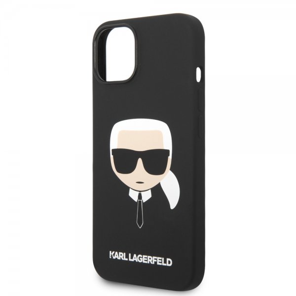 Karl Lagerfeld iPhone 14 Plus Cover Liquid Silicone Karl Sort