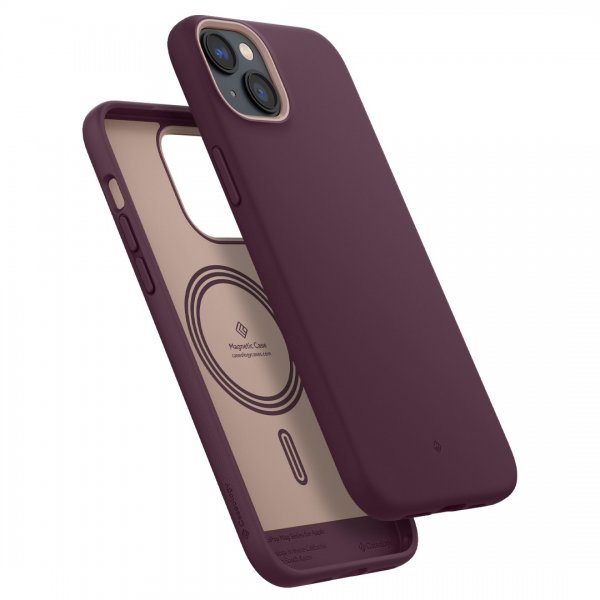 Caseology iPhone 14 Plus Cover Nano Pop Mag Burgundy Bean