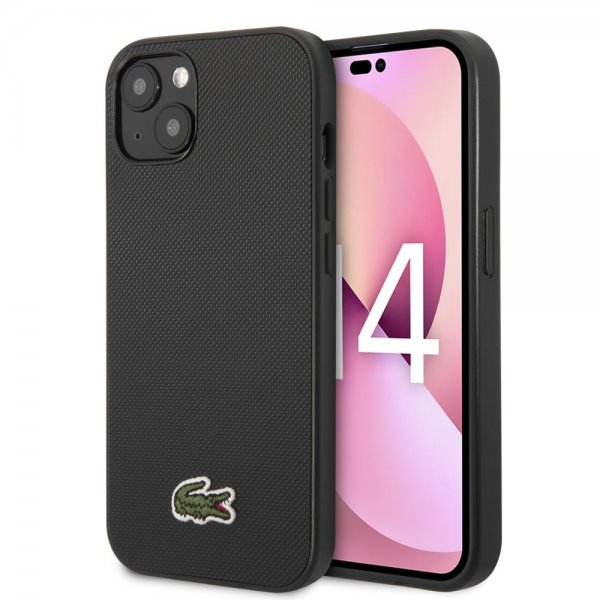 Lacoste iPhone 14 Plus Cover Petit Pique Logo Sort