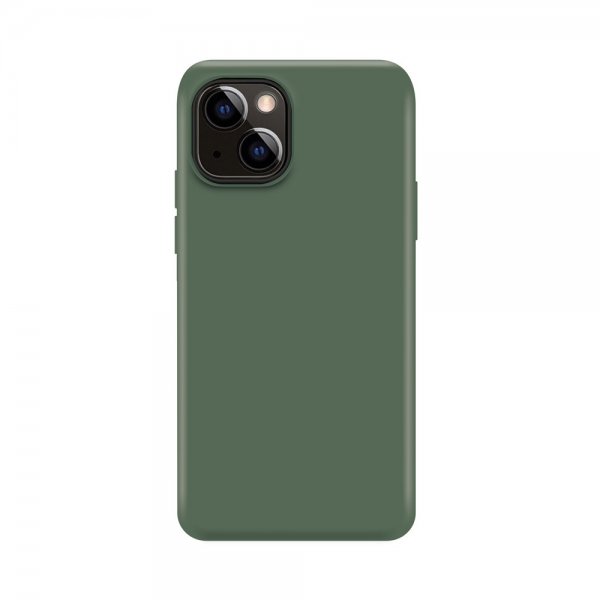 Xqisit iPhone 14 Plus Skal Silikonecover Grøn