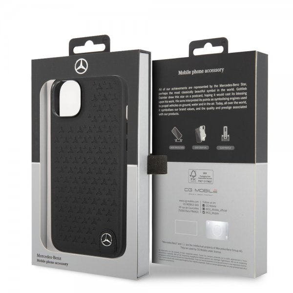 Mercedes Benz iPhone 14 Plus Cover Star Pattern Sort