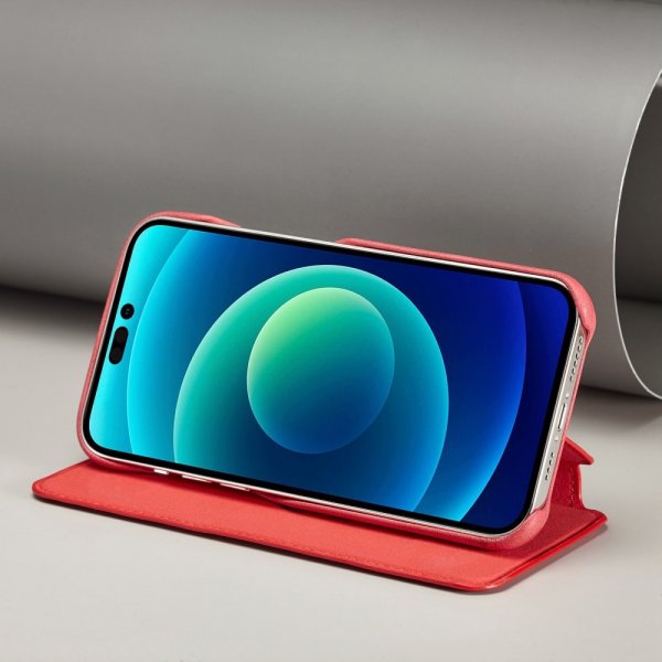 Lc.Imeeke iPhone 14 Pro Flip Cover Rød