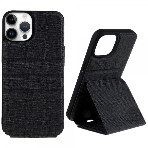 X-Level iPhone 14 Pro Etui Journey Series Sort