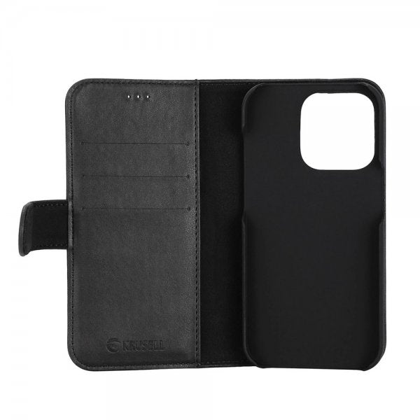 Krusell iPhone 14 Pro Etui PhoneWallet Sort