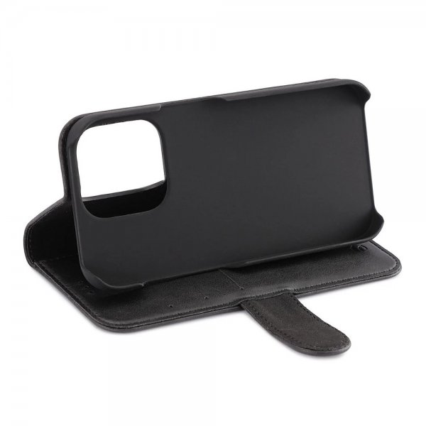 Krusell iPhone 14 Pro Etui PhoneWallet Sort