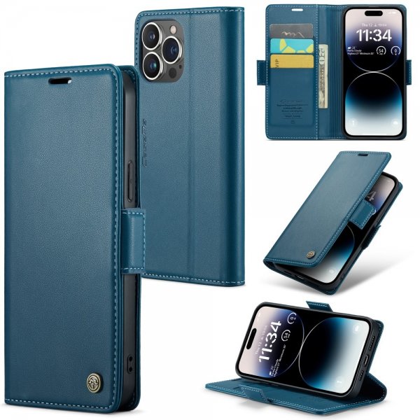 CaseMe iPhone 14 Pro Max Cover 023 Series Blå