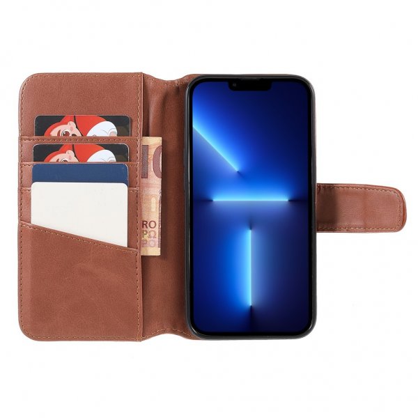 Nordic Covers iPhone 14 Pro Max Etui Essential Læder Maple Brown
