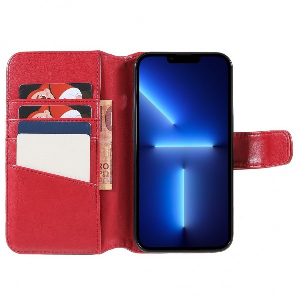 Nordic Covers iPhone 14 Pro Max Etui Essential Leather Poppy Red