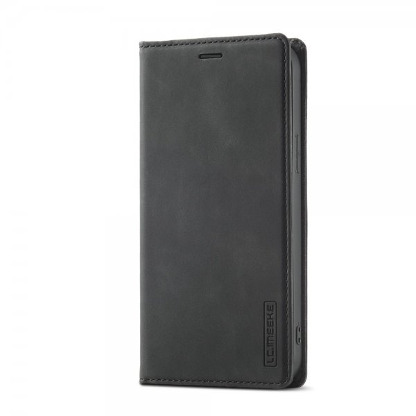 Lc.Imeeke iPhone 14 Pro Max Cover med Kortlomme Flip Sort