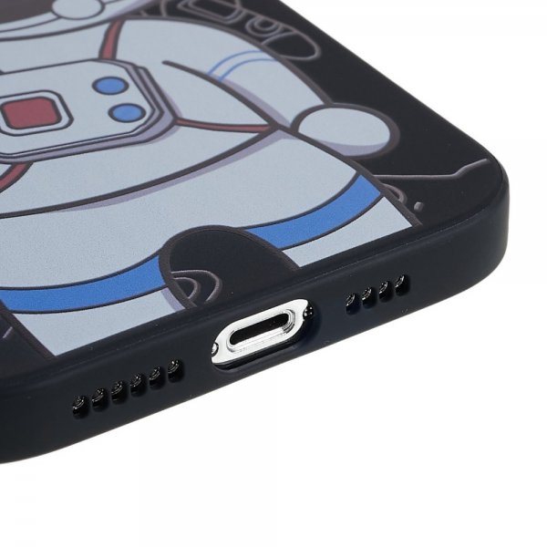 iPhone 14 Pro Max Cover Astronaut Sort Brun
