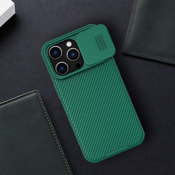 Nillkin iPhone 14 Pro Max Cover CamShield Grøn
