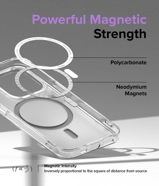 Ringke iPhone 14 Pro Max Cover Fusion Magnetic Matte Clear
