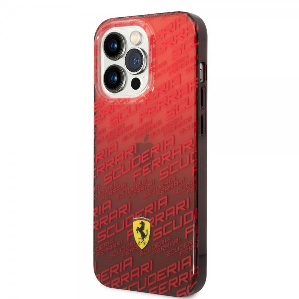 Ferrari iPhone 14 Pro Max Cover Gradient Scuderia Rød