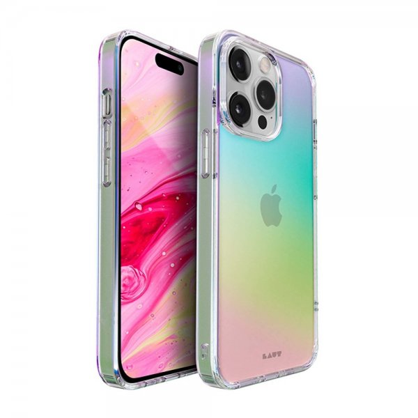 LAUT iPhone 14 Pro Max Cover Holo Pearl