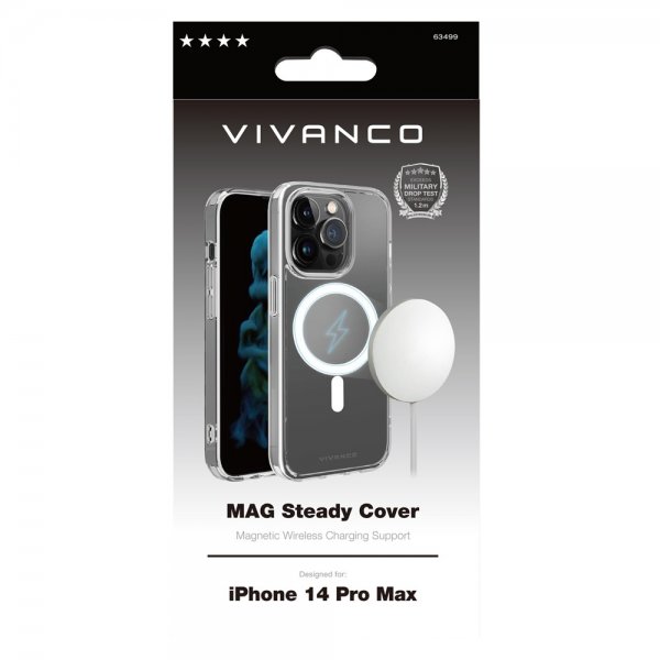 Vivanco iPhone 14 Pro Max Cover Mag Steady Klar