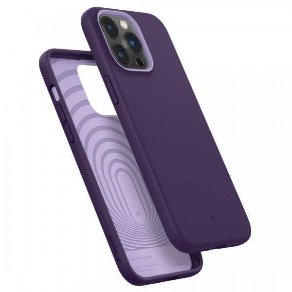 Caseology iPhone 14 Pro Max Cover med Skærmbeskytter Nano Pop 360 Grape Purple