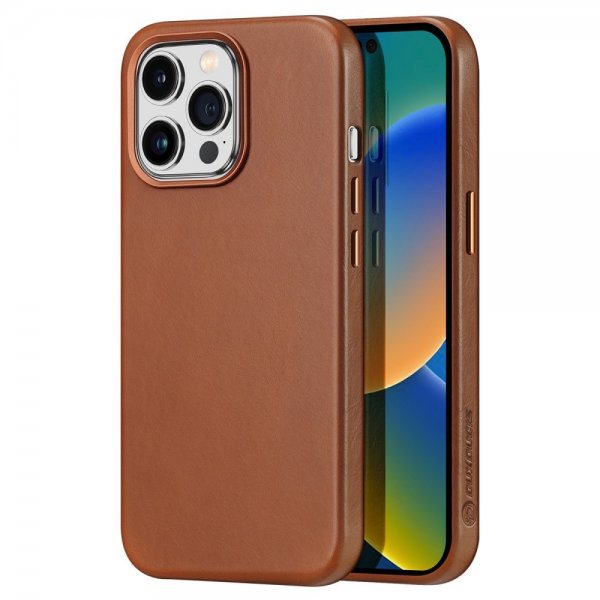 Dux Ducis iPhone 14 Pro Max Cover Naples Series MagSafe Lysebrun